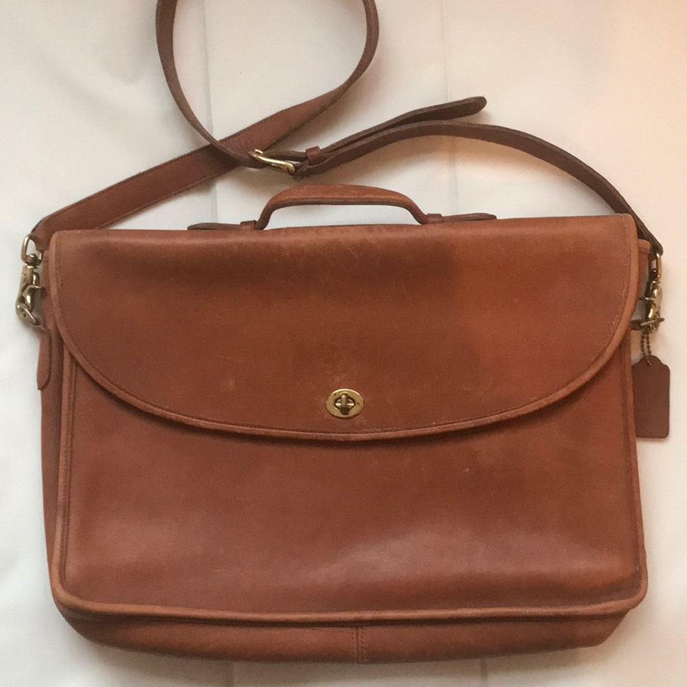 Vintage coach satchel briefcase